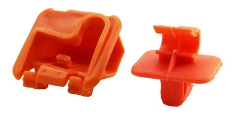 Par 2 Pcs Grapa Clip Soporte Varilla Cofre Volkwagen Seat Vw