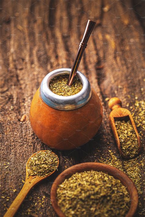 Traditional yerba mate tea by Grafvision photography on @creativemarket ...