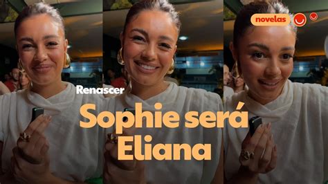 Vídeo Sophie Charlotte comenta sobre como é viver Eliana em Renascer