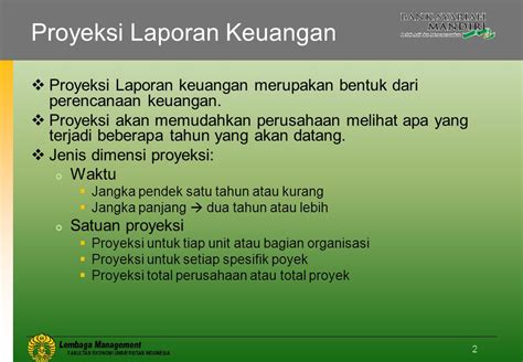 Detail Contoh Proyeksi Keuangan Sederhana Koleksi Nomer 29