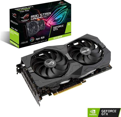 ASUS ROG Strix GeForce GTX 1650 Super Advanced 4GB Edition GDDR6 HDMI 2 ...