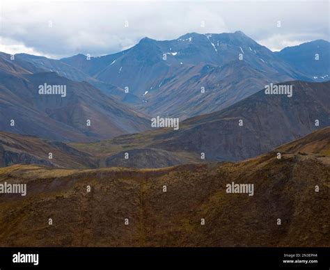 Overview Of The Ridges And Mountains Of Tombstone Territorial Park In