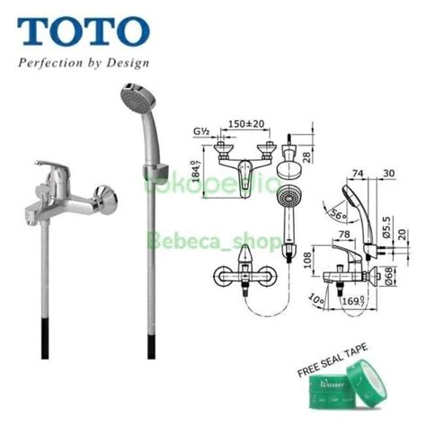 Jual Kran Bath Shower Toto TX SDN Hot Cold Di Seller Sukses Rezeki Jaya Gandaria