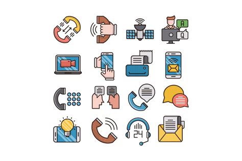 Communication Icons Set