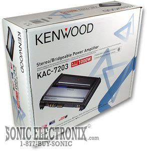 Kenwood Kac Kac W Max Channel Amplifier