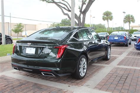 Cadillac Ct5 In Evergreen Metallic Live Photo Gallery