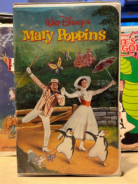 Mary Poppins Vhs Walt Disney Home Video Used Etsy Israel