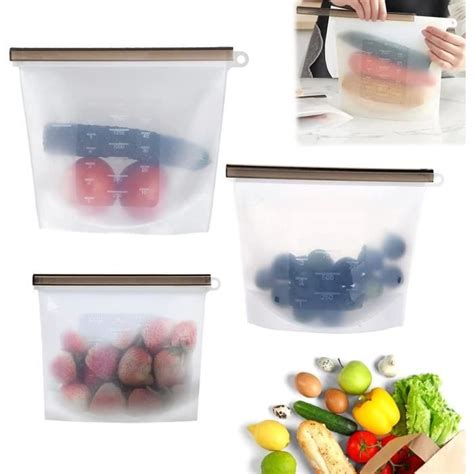 Sacs Alimentaires Et Pour Sandwichs Sac Alimentaire Silicone