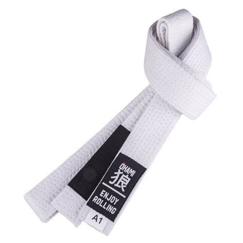 Okami And Luta Livre Belt White