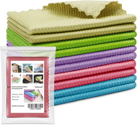 Nanoscale Cleaning Cloth Fish Scale Microfiber Polishing Lint Free Rag