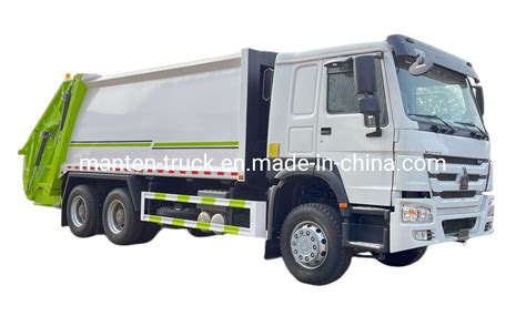 Sinotruk HOWO 6X4 Heavy Duty Compactor Garbage Truck 18cbm 18m3