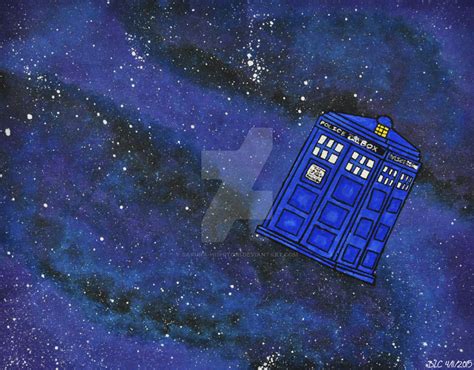 TARDIS in Space by Sakura-Hishitori on DeviantArt