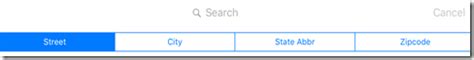 Add Scope Buttons To SearchBar In Xamarin Forms