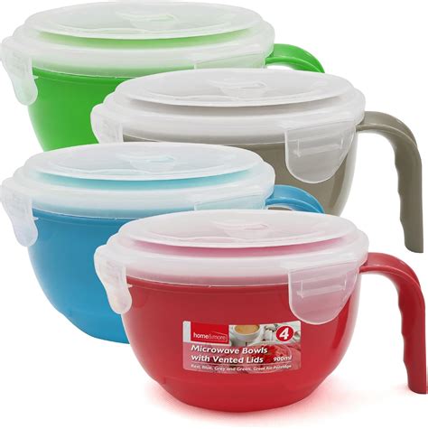 Pk Microwavable Containers With Lids Ml Microwave Bowls With