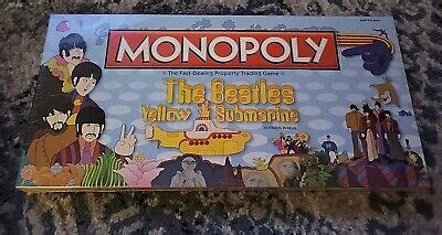 RARE OOP The Beatles 50th Yellow Submarine Monopoly Board Game FACTORY