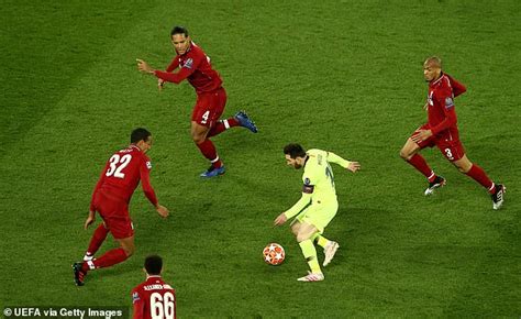 Lionel Messi Left Anfield In Tears Following Barcelonas Drubbing By