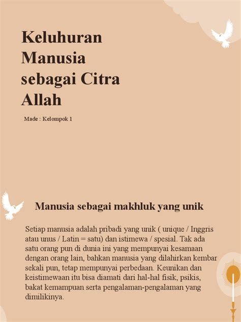 Kelahiran Manusia Sebagai Citra Allah Pdf