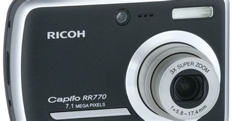 Ricoh выпустит недорогой фотоаппарат с 3" экраном — Ferra.ru