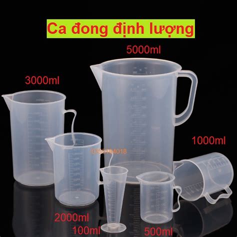 Ca đong định Lượng 250ml 500ml 1l 2l 3l 5l Shopee Việt Nam