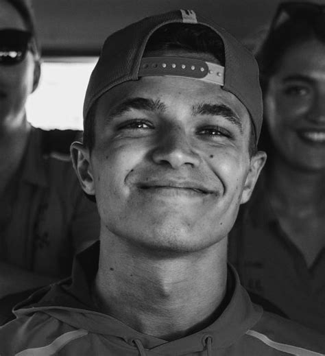 Lando Norris Noir Et Blanc Homme Formule 1