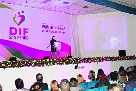 Presidenta Del Dif San Pedro Rindi Su Primer Informe