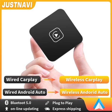 JUSTNAVI Dongle Inal Mbrico Carplay Para Coche Reproductor Multimedia