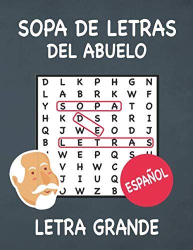 Buy Sopa De Letras Del Abuelo Sopa De Letras Para Mayores Sopa De