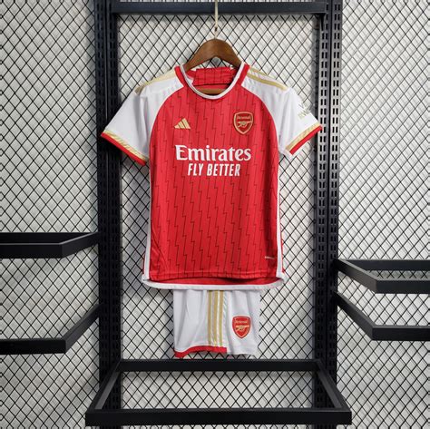 Arsenal Domicile Enfants Kit Maillots De Foot Pas Cher