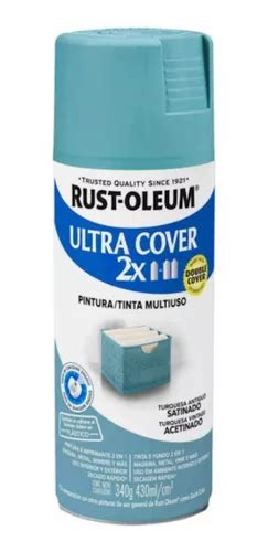 Tinta Spray Pintura Em Aerossol Rust Oleum Ultra Cover X Turquesa