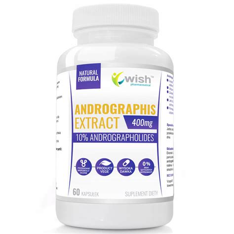 Andrographis Extract Mg Kapsu Ek Wish Andrographis Paniculata