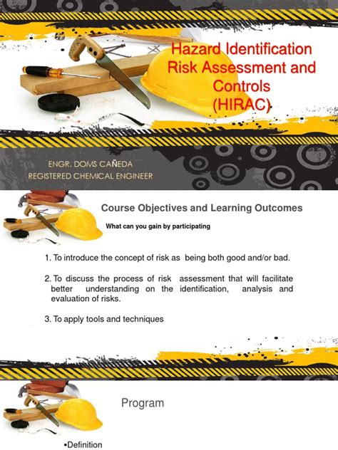 hirac part   occupational safety  health risk