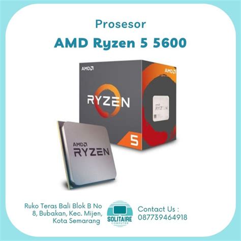 Jual Prosesor AMD Ryzen 5 5600 - Kota Semarang - Solitaire Computer ...