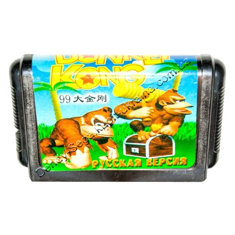 Картридж Сега 16 бит Donkey Kong (Донки Конг) низкая цена, купить ...