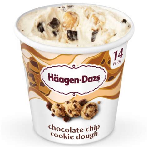 Haagen-Dazs Chocolate Chip Cookie Dough Ice Cream, 14 fl oz - Kroger