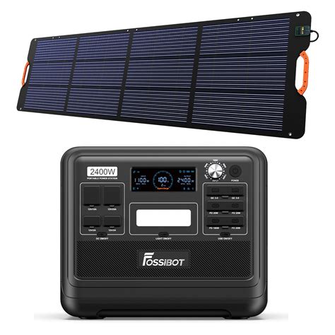 Fossibot F2400 Portable Power Station 2048Wh 51 2V Safe LiFePO4 Solar