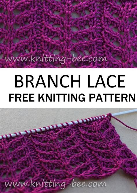 Easy 4 Row Lace Knitting Patterns Printable Templates Free