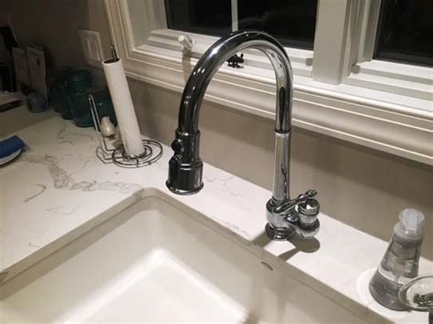 Kohler Artifacts Single Handle Pull Down Sprayer Kitchen Faucet In Vibrant Polished Nickel K