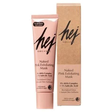 Hej Organic Naked AHA BHA Peeling Masker Natuurcosmetica