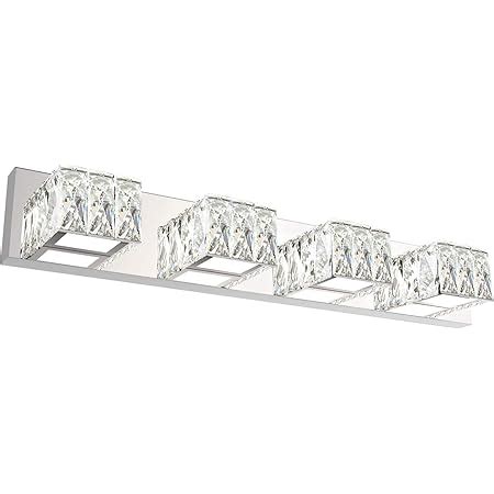 Trlife Bathroom Vanity Light Fixtures Inches Crystal Vanity Light