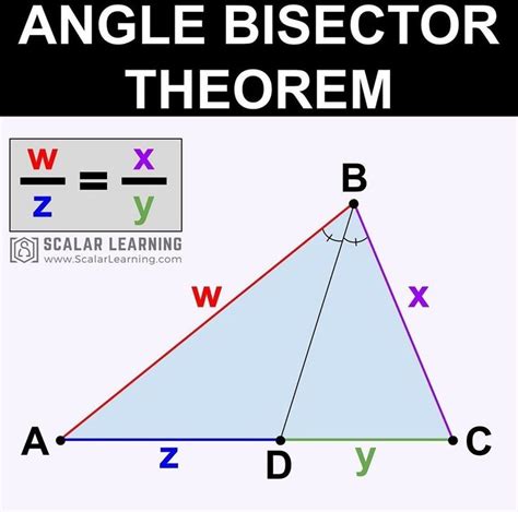 Angle bisector theorem | Studying math, Math tricks, Mathematics