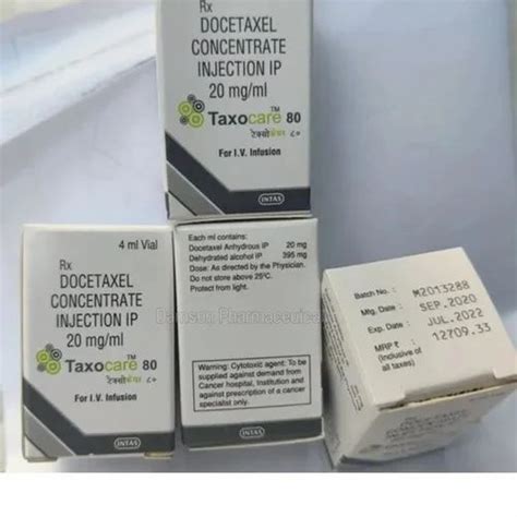 Taxocare Docetaxel Concentrate IP Injection Intas Pharmaceuticals 1ml