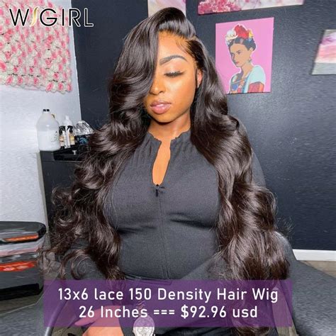 Perruque Lace Front Wig Body Wave Br Silienne Naturelle Cheveux Ondul S