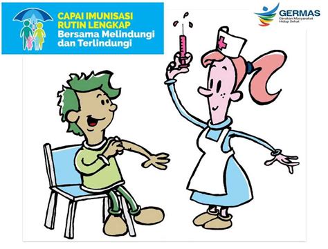 Poster Tentang Pentingnya Imunisasi Tulisan