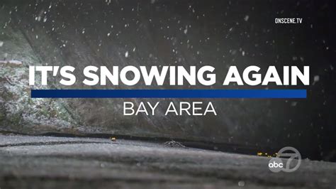 Snow blankets Bay Area peaks as cold winter storm hits - ABC7 San Francisco