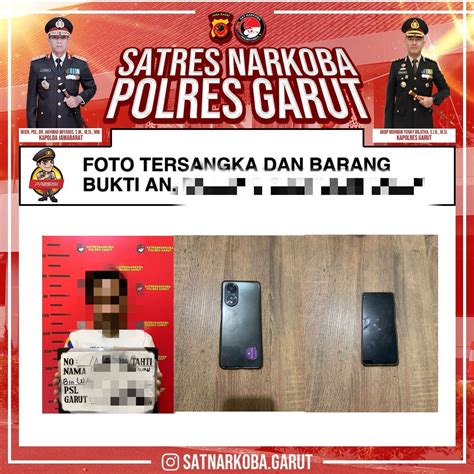 Sat Narkoba Polres Garut Tangkap 2 Pelaku Di Duga Pengedar Sabu Sabu