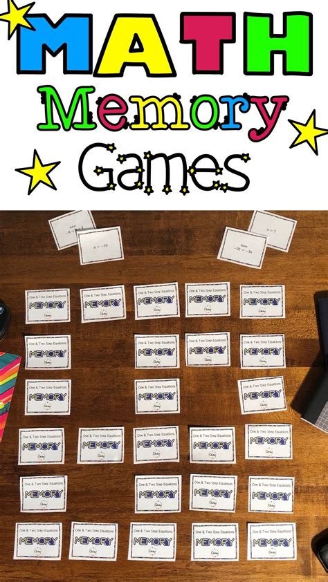 Math Memory Activities For Your Classroom Elementary Math Lessons