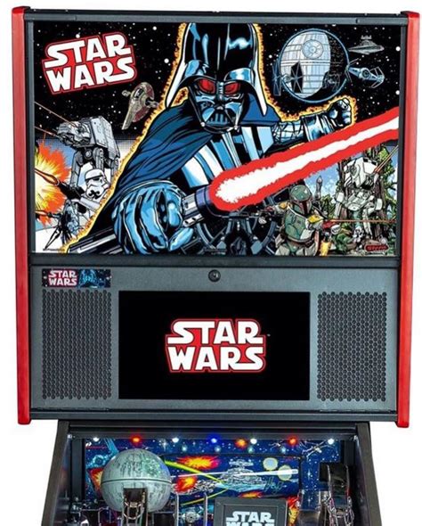 Stern Pinball Star Wars Comic Art "Premium" Pinball Machine - Boba Fett ...