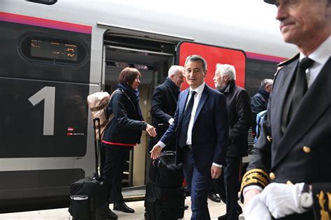 Dijon G Rald Darmanin Vient Suivre L Op Ration Place Nette Xxl Ce