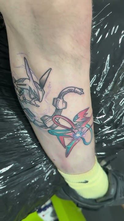 Pokémon Tattoo Rayquaza Vs Deoxys Youtube