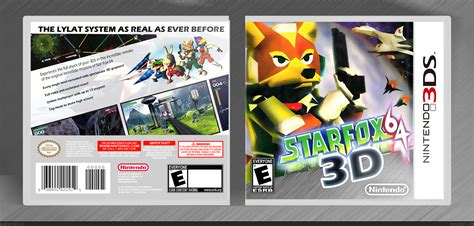 Viewing full size Star Fox 64 3D box cover